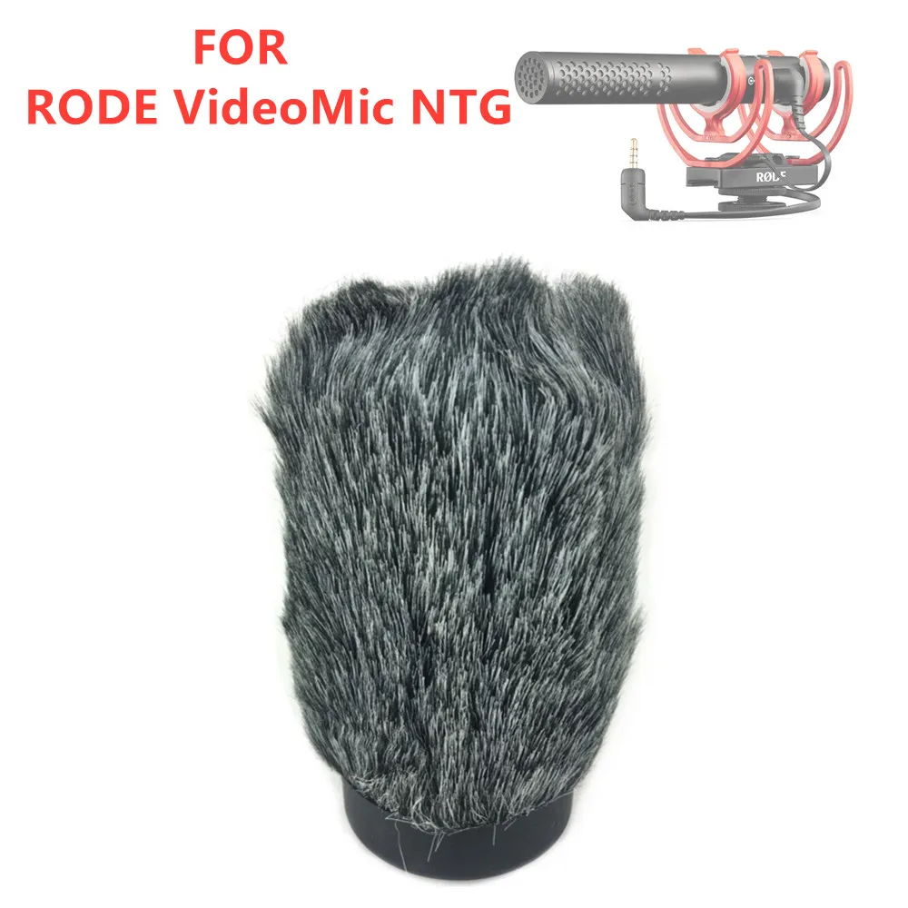 Ntg Microfono Parabrezza Copertura Pelosa Esterna Parabrezza Muff Wind Shield Deadcat Per Rode Videomic Ntg As Ws11