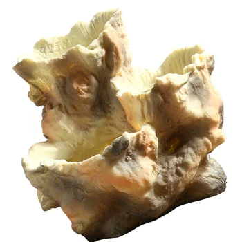 

Simulation Tree Root Flower Pot Resin Desktop Bonsai Pot Plant Container Micro Landscape Ornament Decoration (Yellow)