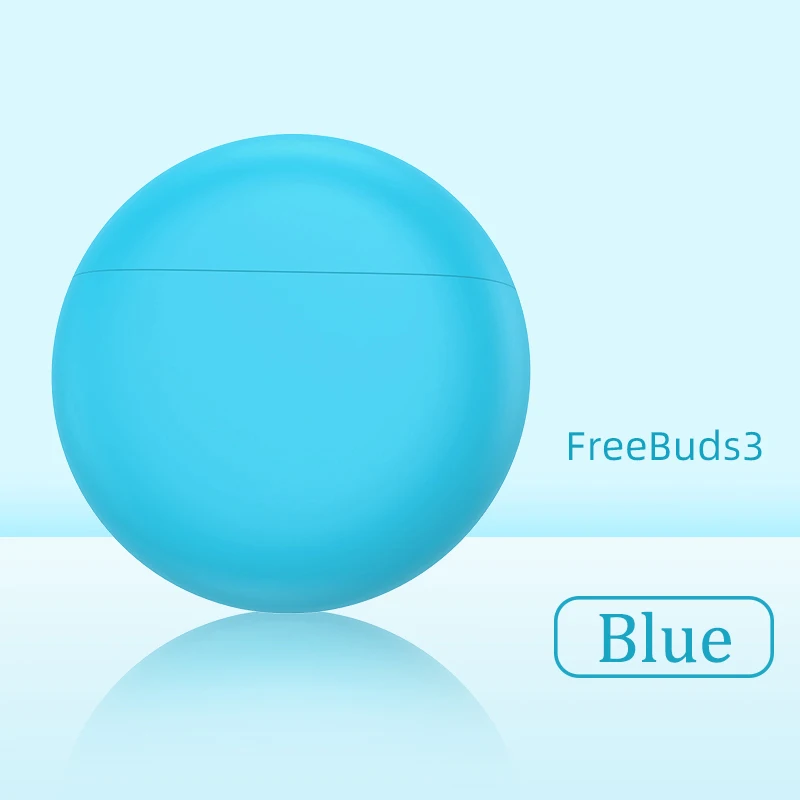 Blue Auroras для huawei FreeBuds 3 Чехол жидкий силиконовый беспроводной Bluetooth наушники аксессуары защитный чехол для FreeBuds 3 - Цвет: Blue