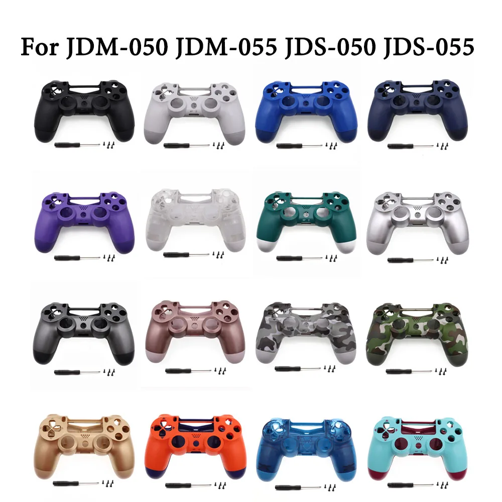 Cassa Opaca Di Plastica Dura Di Shell Dell'Alloggiamento Della Parte Anteriore Del Regolatore Di Ps4 Jdm-055 Per Ps4 Jdm-055 Jds 055 Jds050 Gamepad