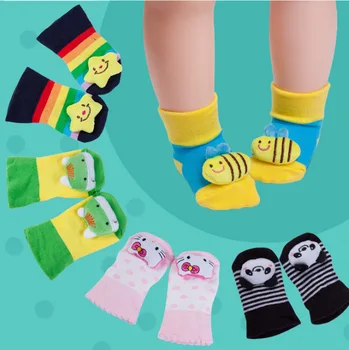 

Cotton Kids Socks Hot Spring Autumn Baby Socks Newborn Cotton Cute Toddler Kids Anti-slip Socks
