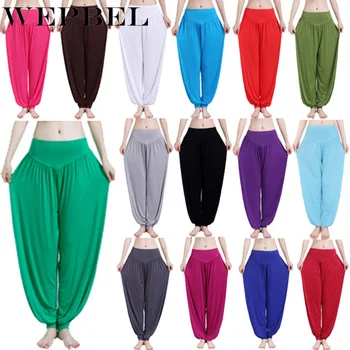

WEPBEL Women Athletic Workout Fitness Training Yoga Waistband Pants 10 colors