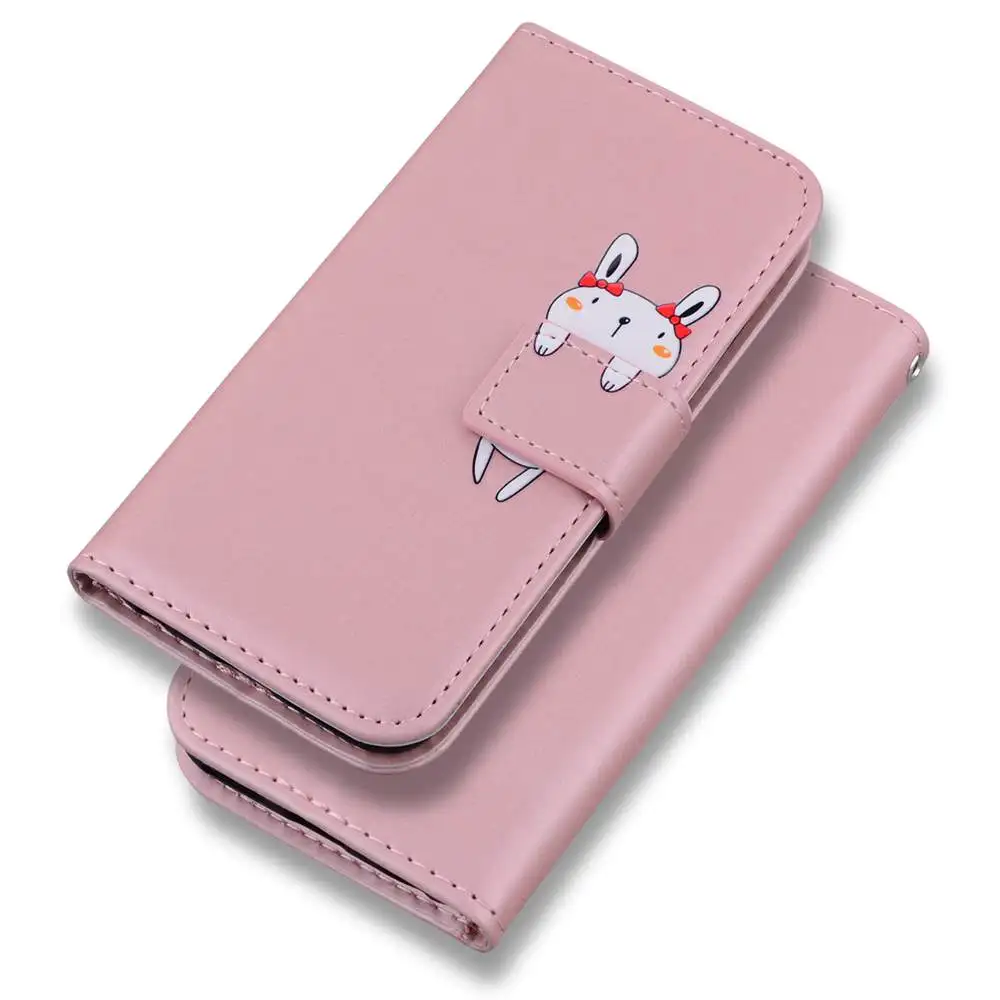 huawei silicone case Cartoon Animal Flip Case For Huawei P40 P30 P20 P10 P9 Mate 20 Lite Pro Cover Case PU Leather Phone Case For P40 P30 Pro Case huawei silicone case