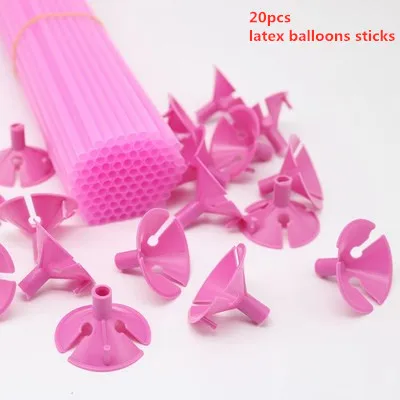7 7 Tubes Balloons Stand Balloon HolderChrome Metallic Confetti Balloons Baby Shower Kids Birthday Party Wedding Decor Supplies - Цвет: 7