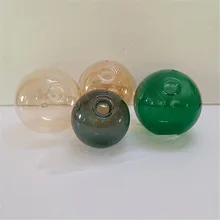 D12cm D15cm G9 Glass Shade Replacement for Screw Thread Socket Amber Cognac Green Blue Grey Globe Glass Screw Cover Accessory