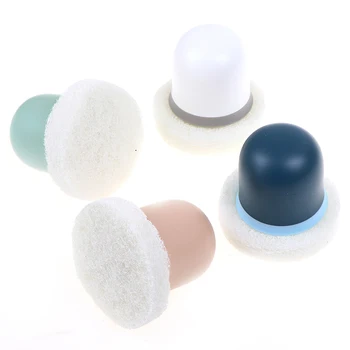 

1PC Multi-Function Round Sponge With Handle Kitchen Sponge Brush Supplies