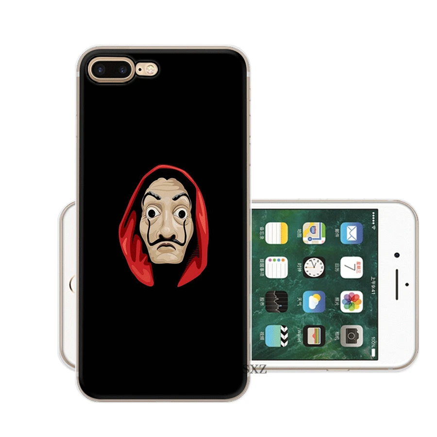 Мобильный чехол для iPhone X XS Max XR 6 6S 7 8 Plus 5 5S SE жесткий чехол ТВ серии деньги Heist House Of paper Shell