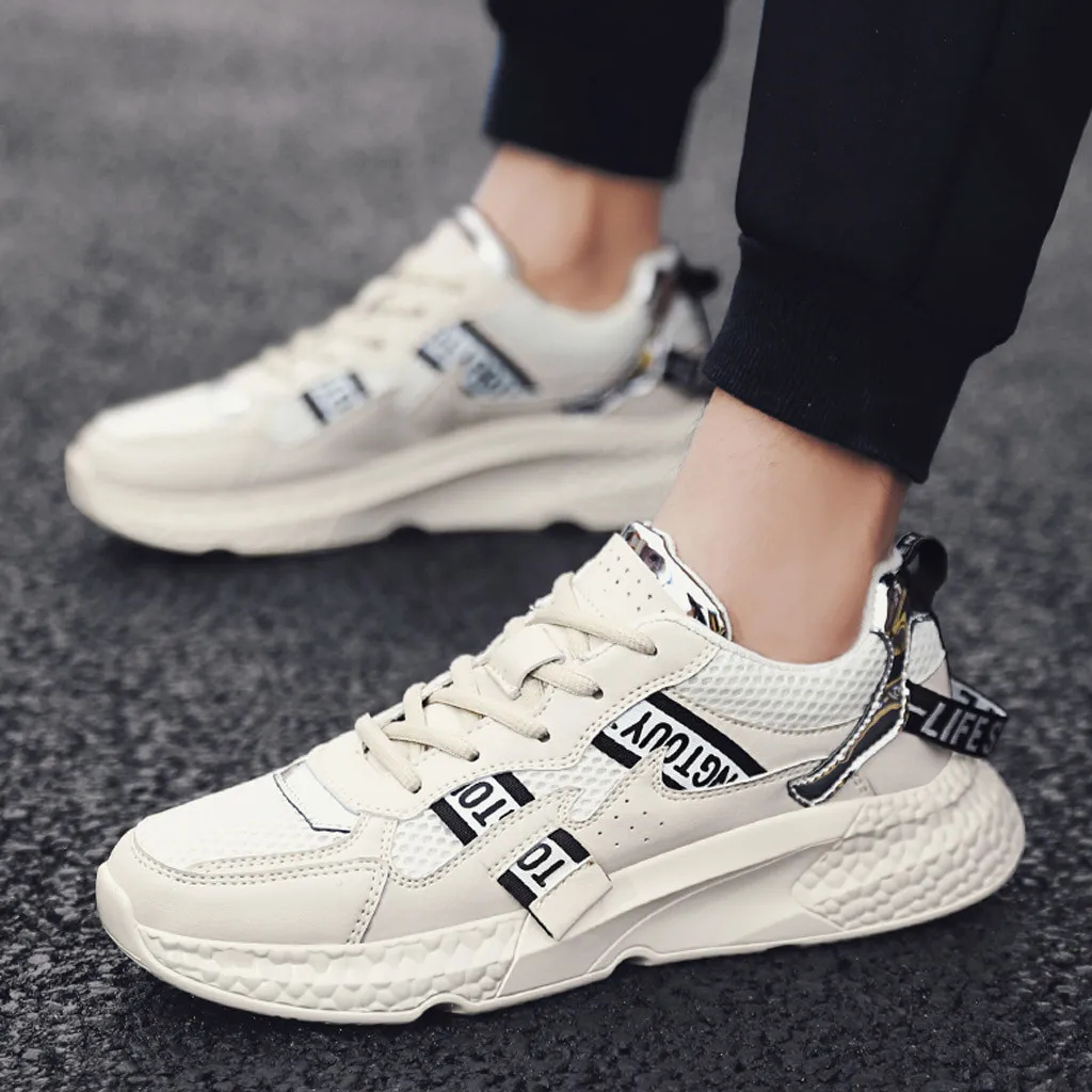 CHAMSGEND модные Для мужчин, дышащая обувь; Прочная обувь; эластичные подошвы Спорт на открытом воздухе обувь модные удобные спортивные туфли
