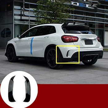 

Rear Bumper Spoiler Air Vent Trim Cover for Benz Gla X156 Gla45 Amg 2013-2018(Black)
