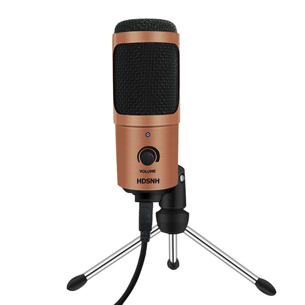 

USB Condenser Microphone Computer Karaoke Mikrofon Studio Microfoon ASMR Youtuber for Recording Singing Game Live Broadcast