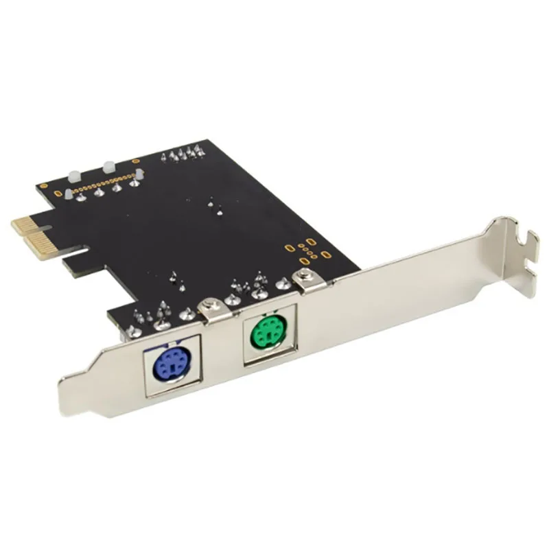 Adaptador de Expansão Pci-e Dual Port Ps2 Placa Externa Ps2 Dispositivo de Expansão Plug And Play para pc Cartões para acréscimos - Imagem 5