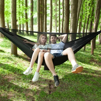 

Outdoor Camping Hammock 290 * 140cm Single Camping Hammock Easy To Assemble Suitable For Camping Travel
