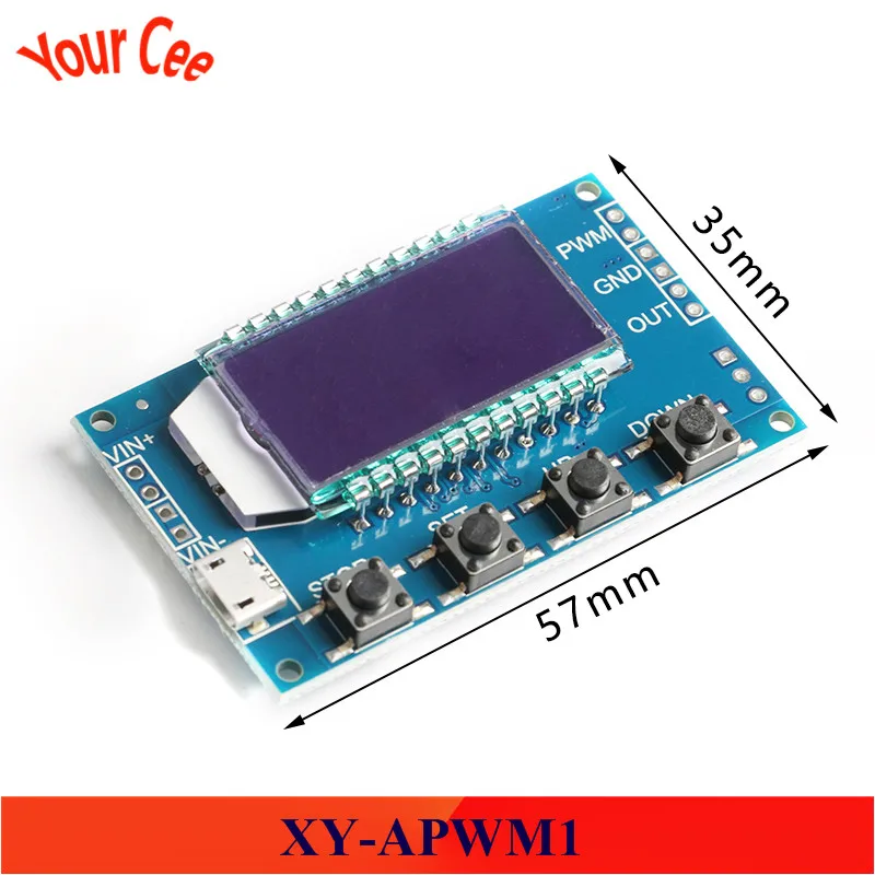 Полнофункциональный PWM импульсный Частотный рабочий цикл регулируемый модуль