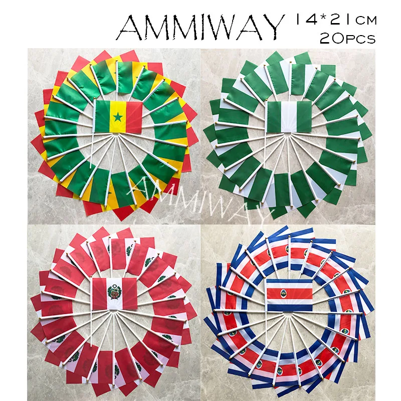 AMMIWAY 14x21 см 20 шт. сенегалы Нигерия Перу КостаРика ручная акция оптовая продажа