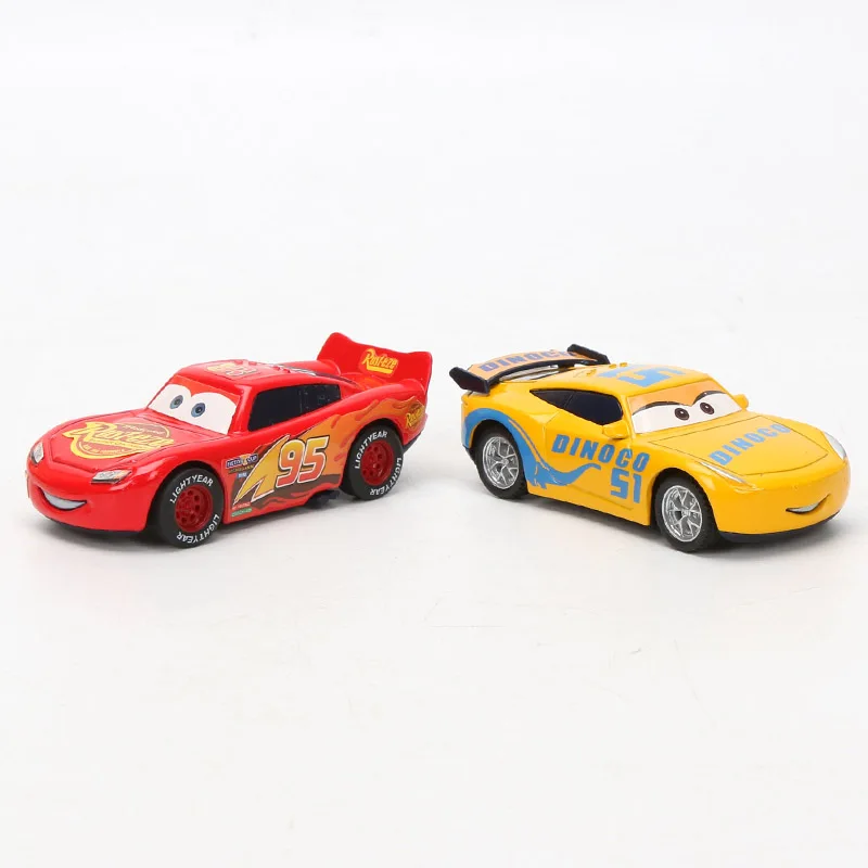 7 9 см Disney Pixar Cars 3 Lightning McQueen Mater Jackson Storm Ramirez 1:55 литье под давлением Металл