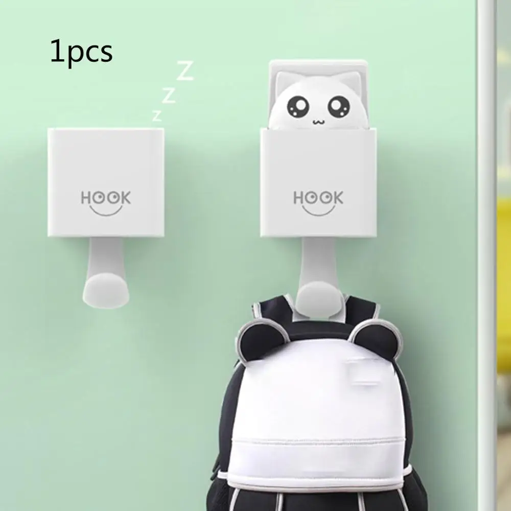 

Adhesive Plastic Hook Load Bearing 3 Kg Household Type Trolltech Plastic Hook Can Be Hanging Clothes Cute Pet Hook