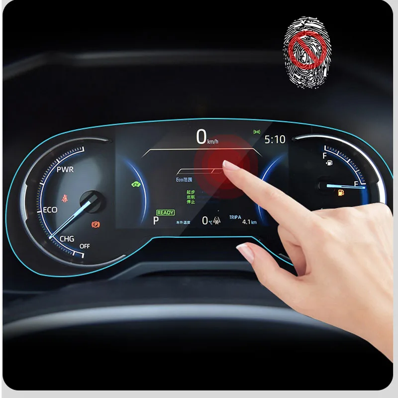 

For Toyota RAV4 RAV-4 2020 2019 Car Instrument Panel Protector Dashboard Membrane Film Center Control Touchscreen Protector