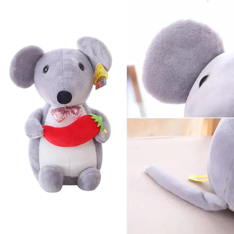 Чучело плюшевая мышь игрушка с дизайном Чили кукла мягкая животное игрушечная крыса декоративная детская Подарочная кукла