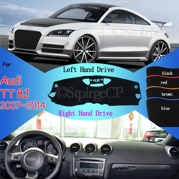 

instrument Platform Cover Mat Carpet Dashmat Protective Pad Dashboard Cover Pad for Audi TT 8J 2007~2014 2008 2009 2010 TTS Rug