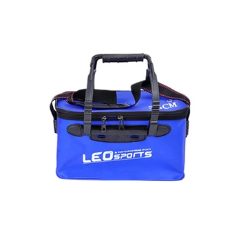 

Accessories Folding Anti Slip Fishing Case Large Capacity Wear Resistant With Handles Adjustable Strap Outdoor Zipper Closure