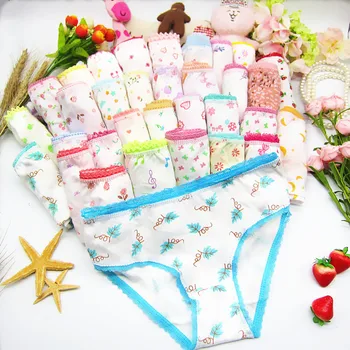 

6/pcs Cotton teen Panties Girls Kids Short Briefs Children Underwear Child Cartoon Shorts Underpants Girl Panties 2-11 years