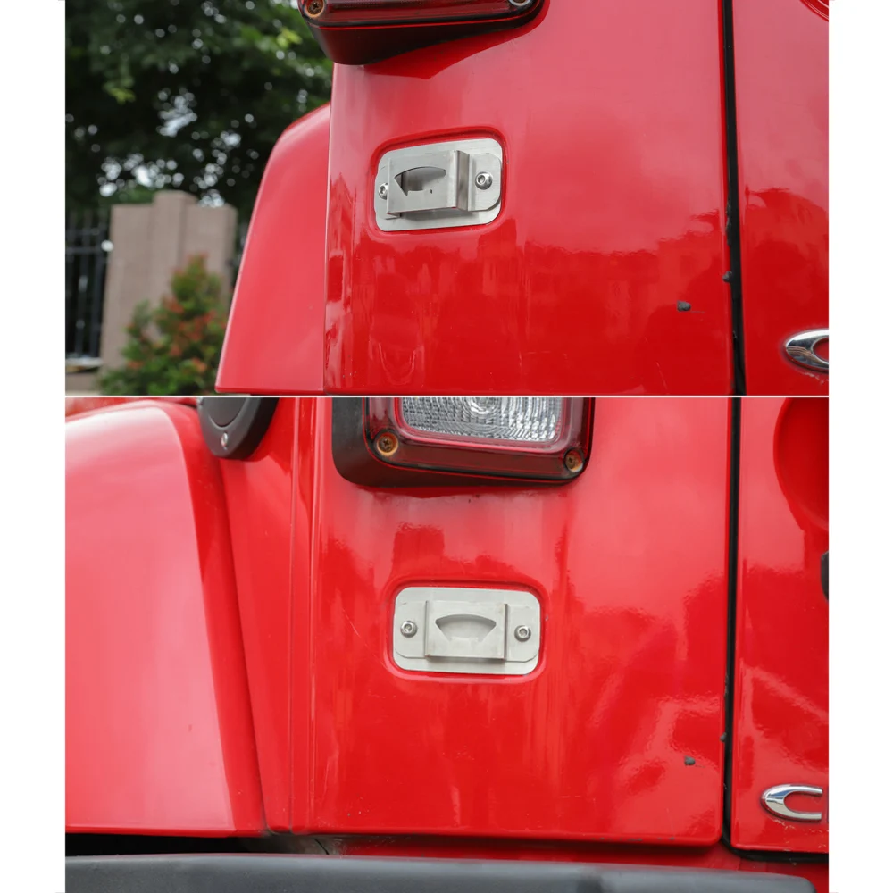 

License Plate Bottle Opener Fit for Jeep Wrangler JK 2007-2017 Car Accessories