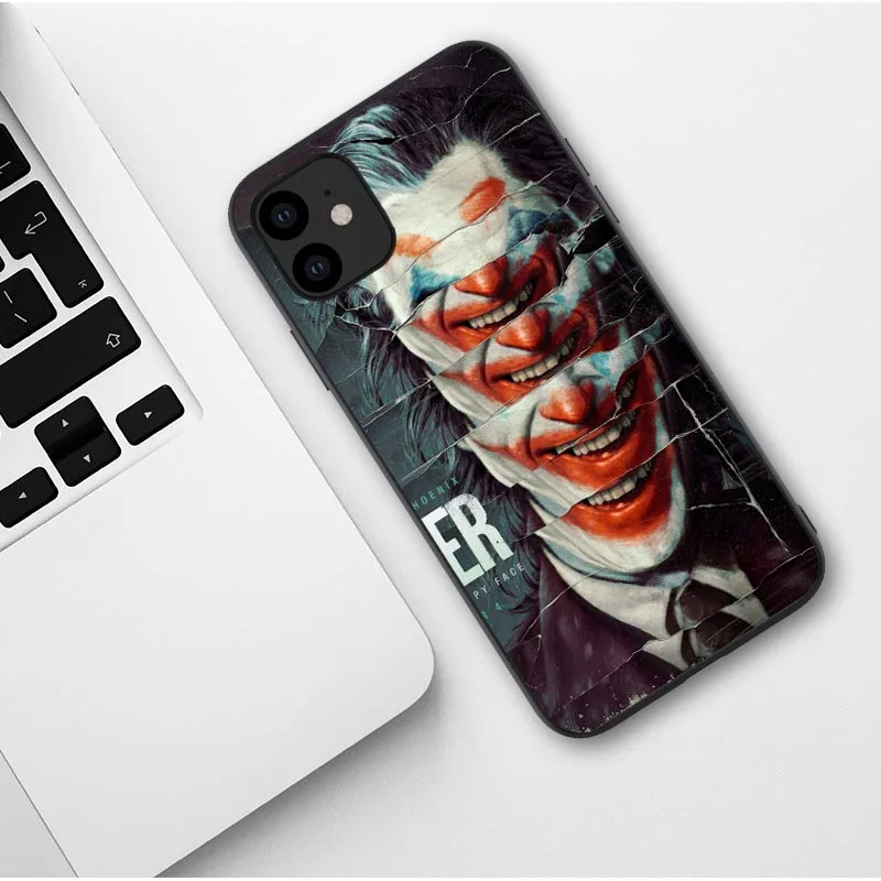 Чехол Horror Happy Face для iPhone 11 Pro Max Joker Movie Joaquin Phoenix мягкий чехол для iPhone X XR XS Max Xs 6S 6 7 8 Plus - Цвет: TPU