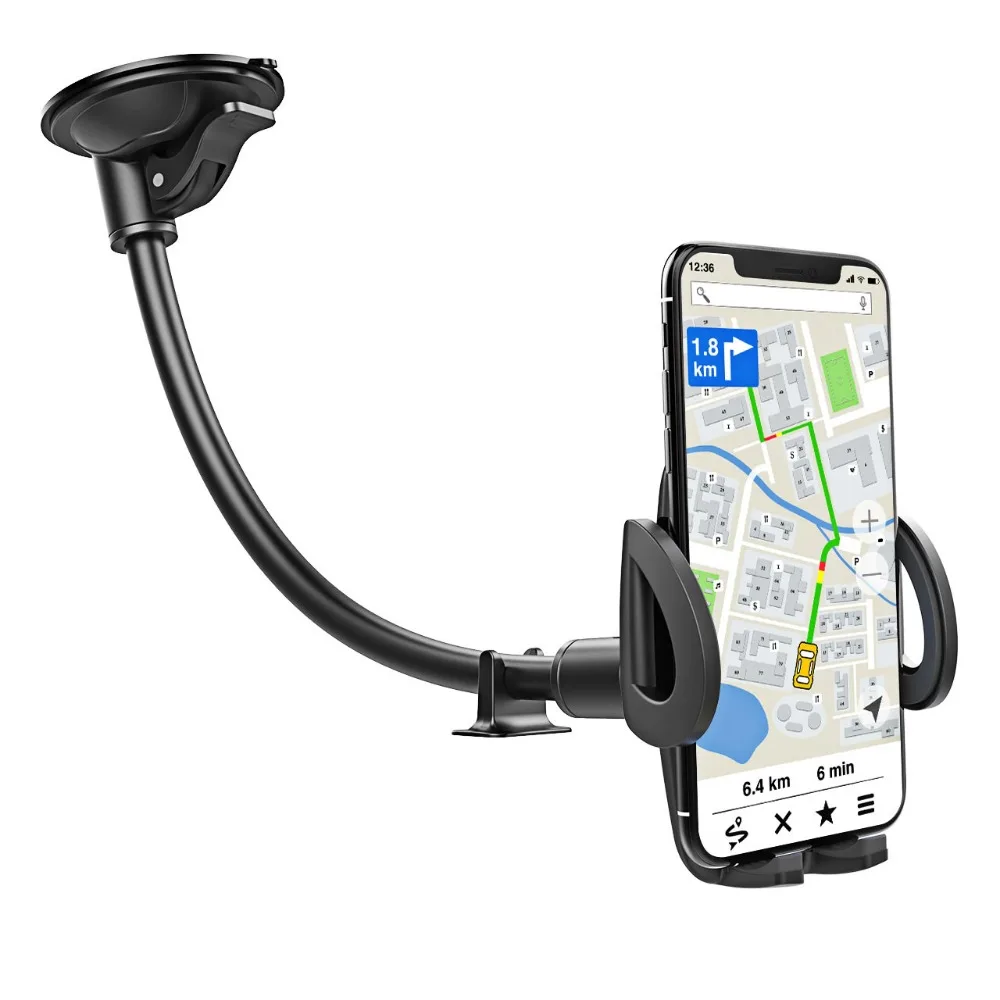 Mpow CA073 Car Phone Holder Windshield Phone Mount With Suction Cup 360-degrees Rotatable Head For iPhone XR Xs Max  Huawei P30 (8)