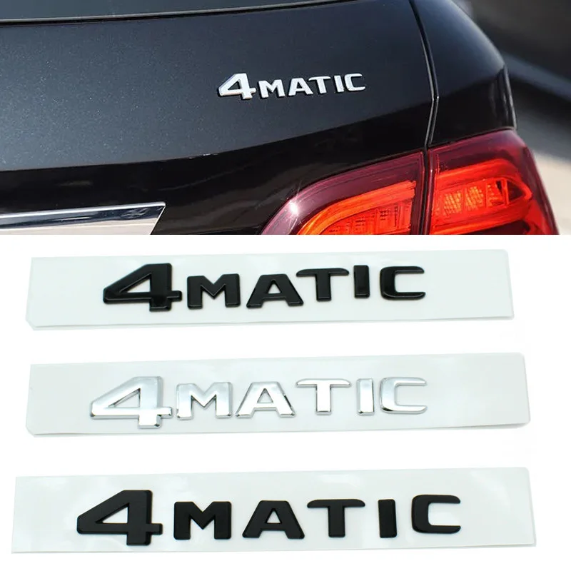 3D металлические автомобильные наклейки 4matic и для Mercedes Benz A B C E S CL GLA CLA класс