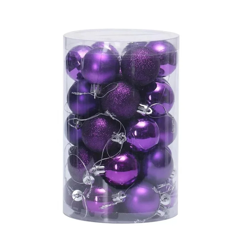 34 шт Рождественские шары наборы 4 см рождественские украшения елочные украшения шары в форме шаров