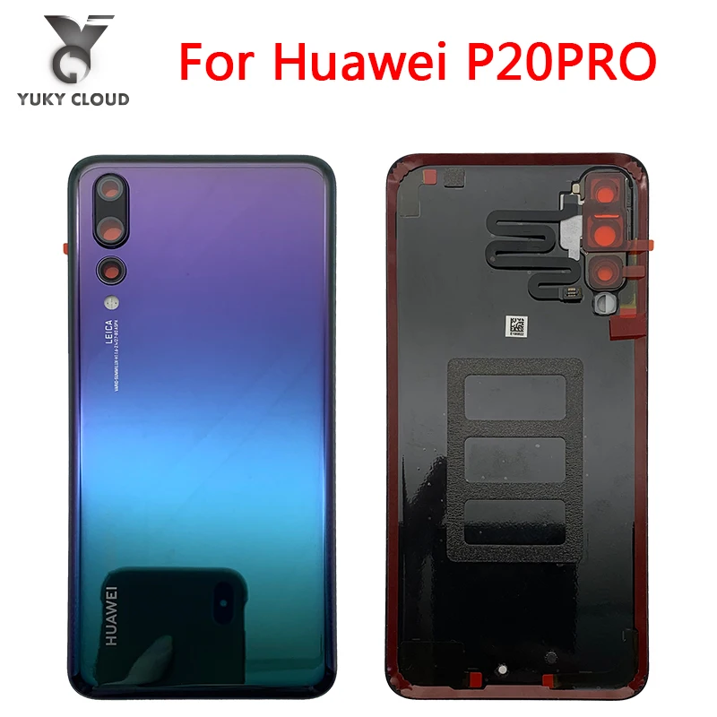 100% Original huawei p20pro Battery Cover For P20 pro Replace the battery cover With camera p20 | Мобильные телефоны и
