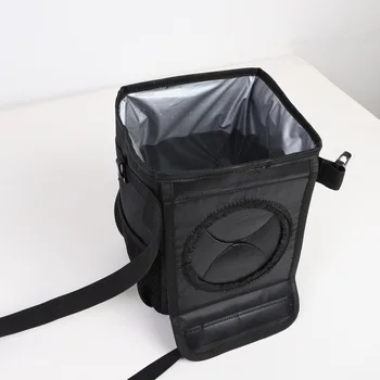 

Hot Car Garbage Bin Durable Folding Trash Can Travel Seat Back Portable Black Storage Universal Leak Proof Oxford Cloth Bin