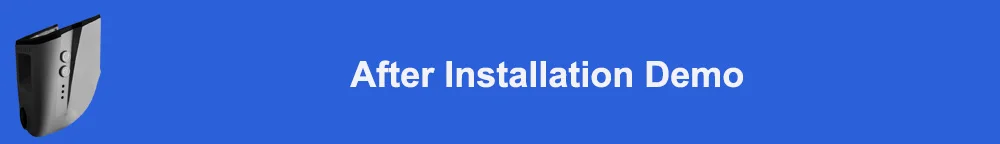 After Installation Demo 标题