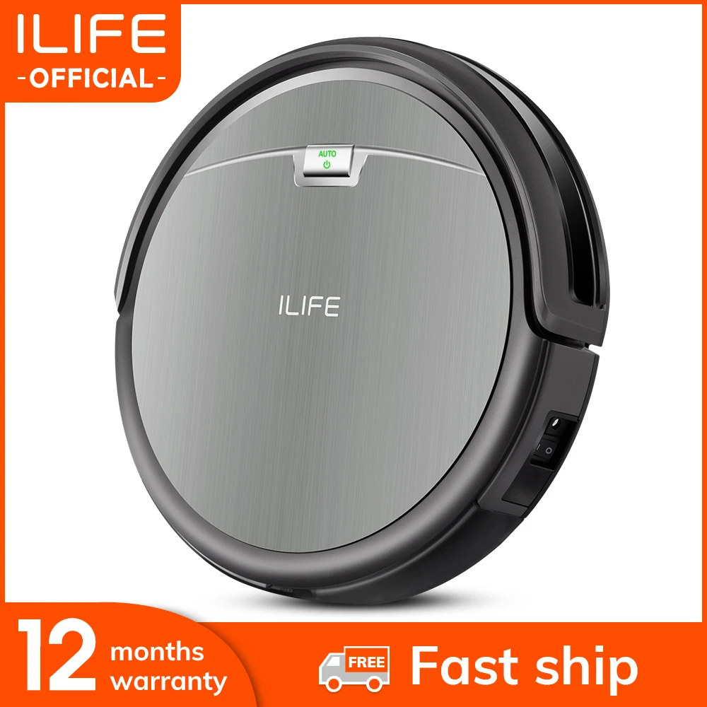 ILIFE A4s Robot Vacuum Cleaner , Carpet & Hard Floor Large Dustbin,Auto
