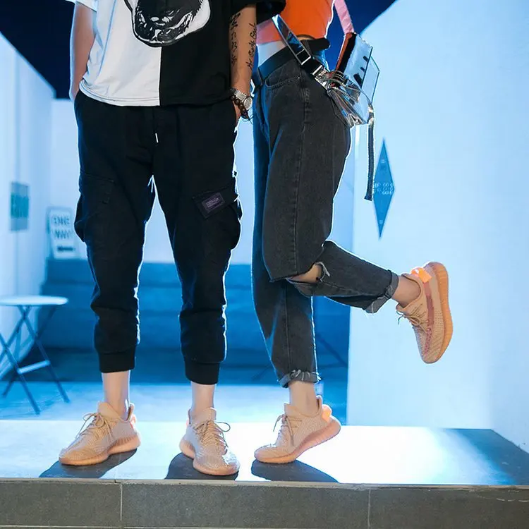 

Coconut Shoes Women's 2019 Summer New Style Korean-style Versatile Thick Bottomed 350v2ins Super Fire Baby's Breath Casual Sport