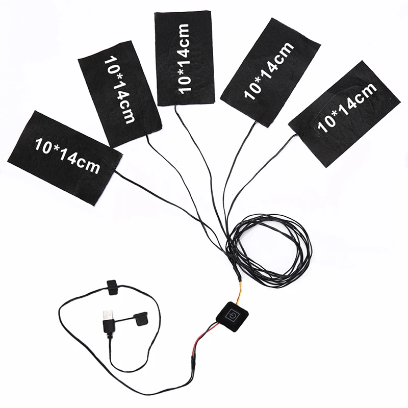 Грелки для одежды с зарядкой от USB 5 В электрическая грелка 3 режимами жилета