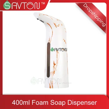

SAVTON Soap Dispenser Automatic 400ml Non-contact Sensor Smart Hand Sanatizer Dispenser Sanitary Kitchen Bathroom Supplies