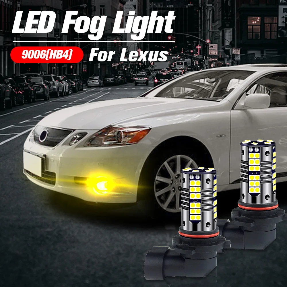 Светодиодные противотуманные фары 2 шт. Лампы Canbus 9006 HB4 для Lexus GS300 GS430 GS350 GS460 RX300 RX330