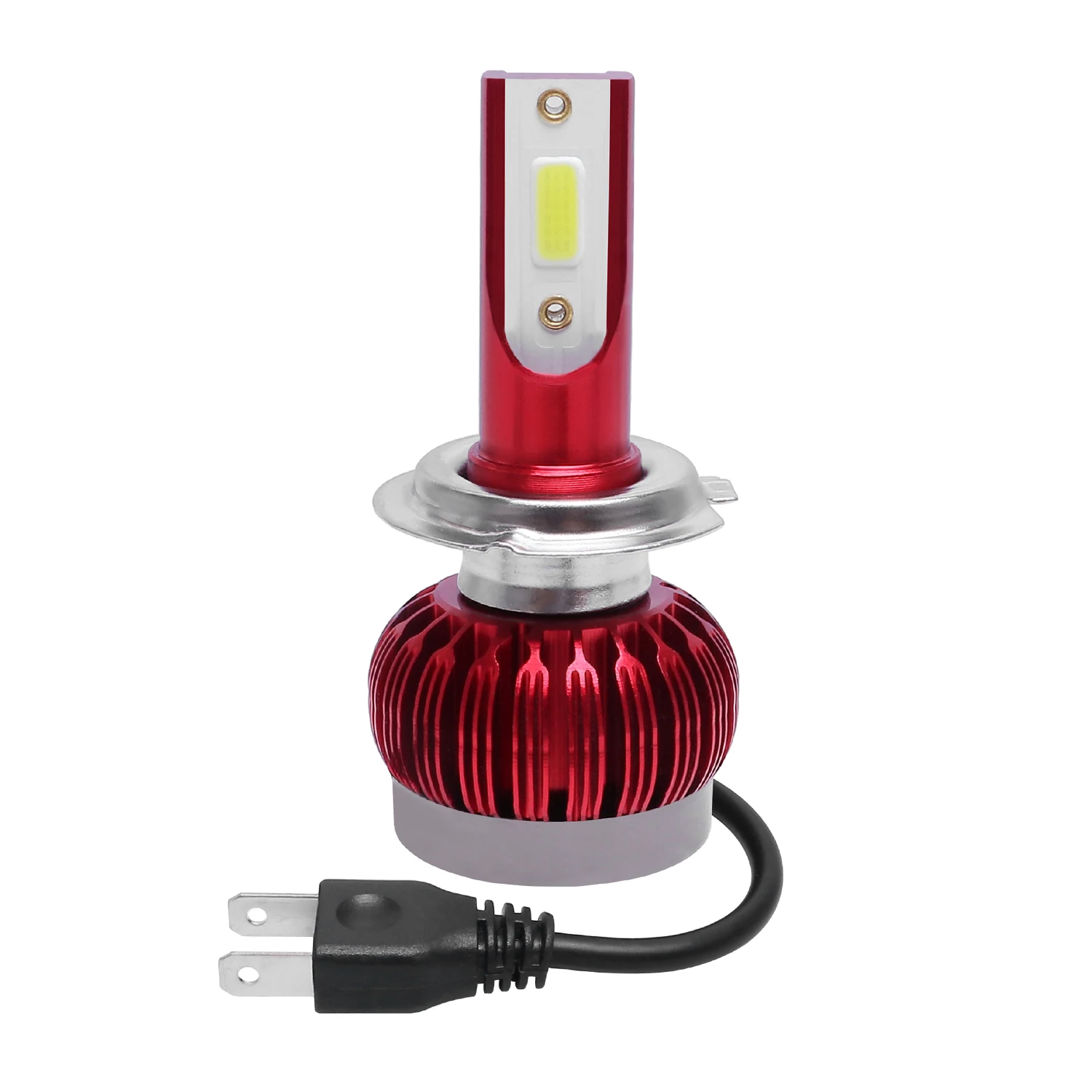 

2* Car Auto H7 LED Headlights High/Low Beam Bulbs Lamps 24W 6500K 6500LM Parts