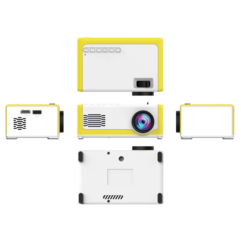 Светодиодный мини-проектор высокой четкости lcd Портативный домашний проектор для мобильного телефона JHP-лучший