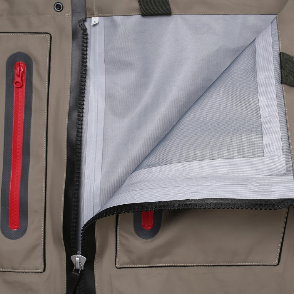 5-Ply Zippered Durable Breathable Stocking Foot Chest Wader for Men and Women River Waders for Duck Hunting Fly Fishing