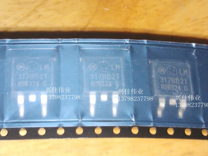 10 шт. Новый LM317BD2TR4G LM317BD2T 317BD2T до-263 Регулируемый трехклеммный регулятор трубки |