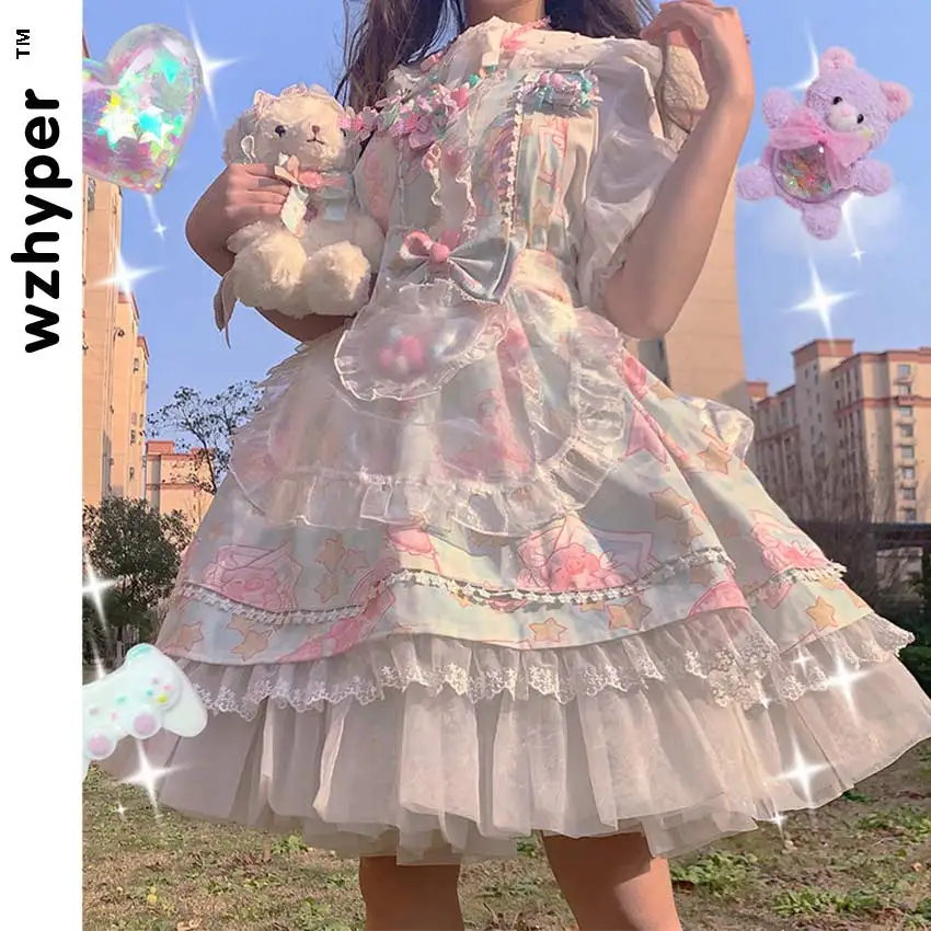 Новинка готическое платье в стиле Лолиты мягкое викторианское средневековое