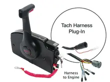 

for Mercury 881170A12 Boat Motor Side Mount Remote Control Box With 8 Pin NO PTT