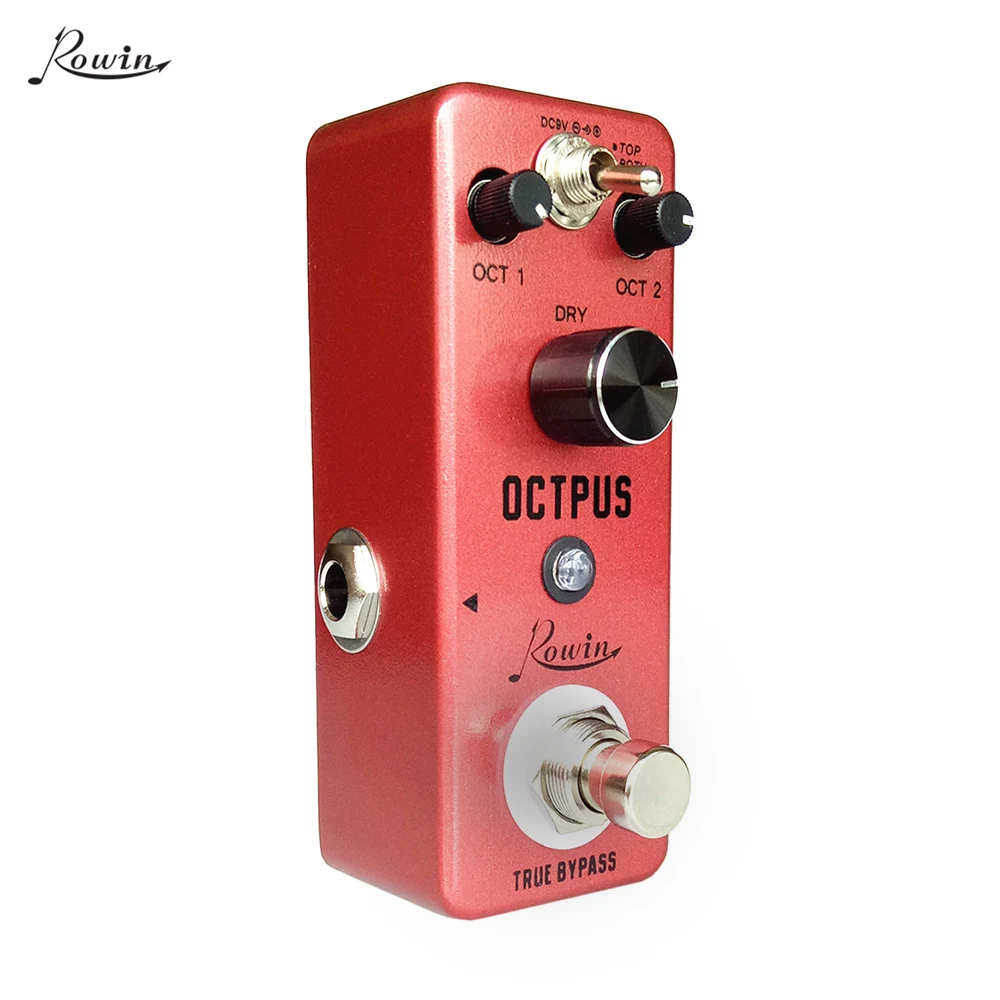 Rowin LEF-3806 гитарная педаль гитарные Octave эффект с Истинной bypass эффекты Аксессуары