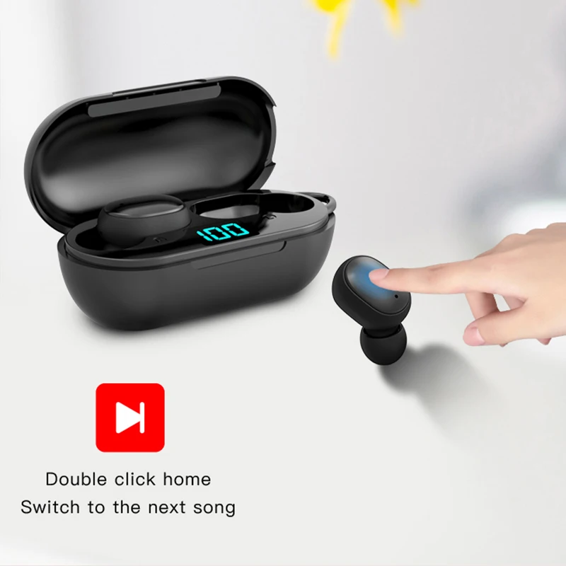 FLUXMOB H6 Wireless in ear Earphone Bluetooth 5 0 HIFI Earbuds Mic HD calls Sport Headset With charging BOX For all smart phone