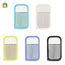

Silicone Case Refillable Spray Bottle Plastic Portable Perfume Moisturizing Water Box Cover Card Type Perfume Spray tlsm