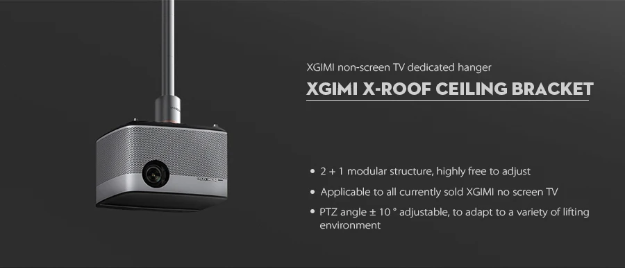 XGIMI проектор аксессуары x-крыша Регулируемая Вешалка потолочная стена для XGIMI H2/XGIMI Z6 полярная регулируемая 20-40 см