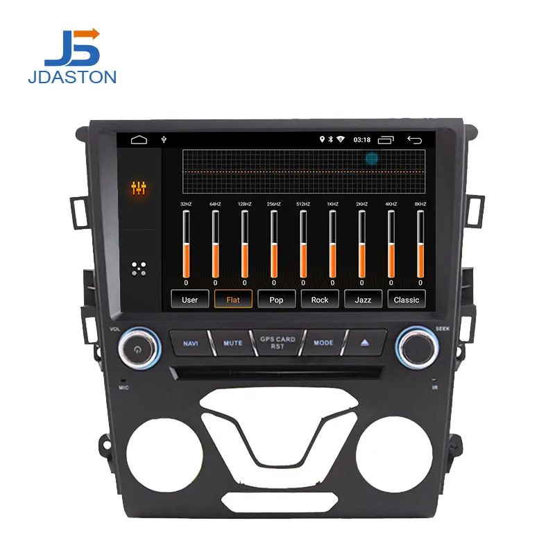 JDASTON Android 10 0 автомобильный DVD плеер для Ford Mondeo 2013 2014 мультимедийный 1 Din
