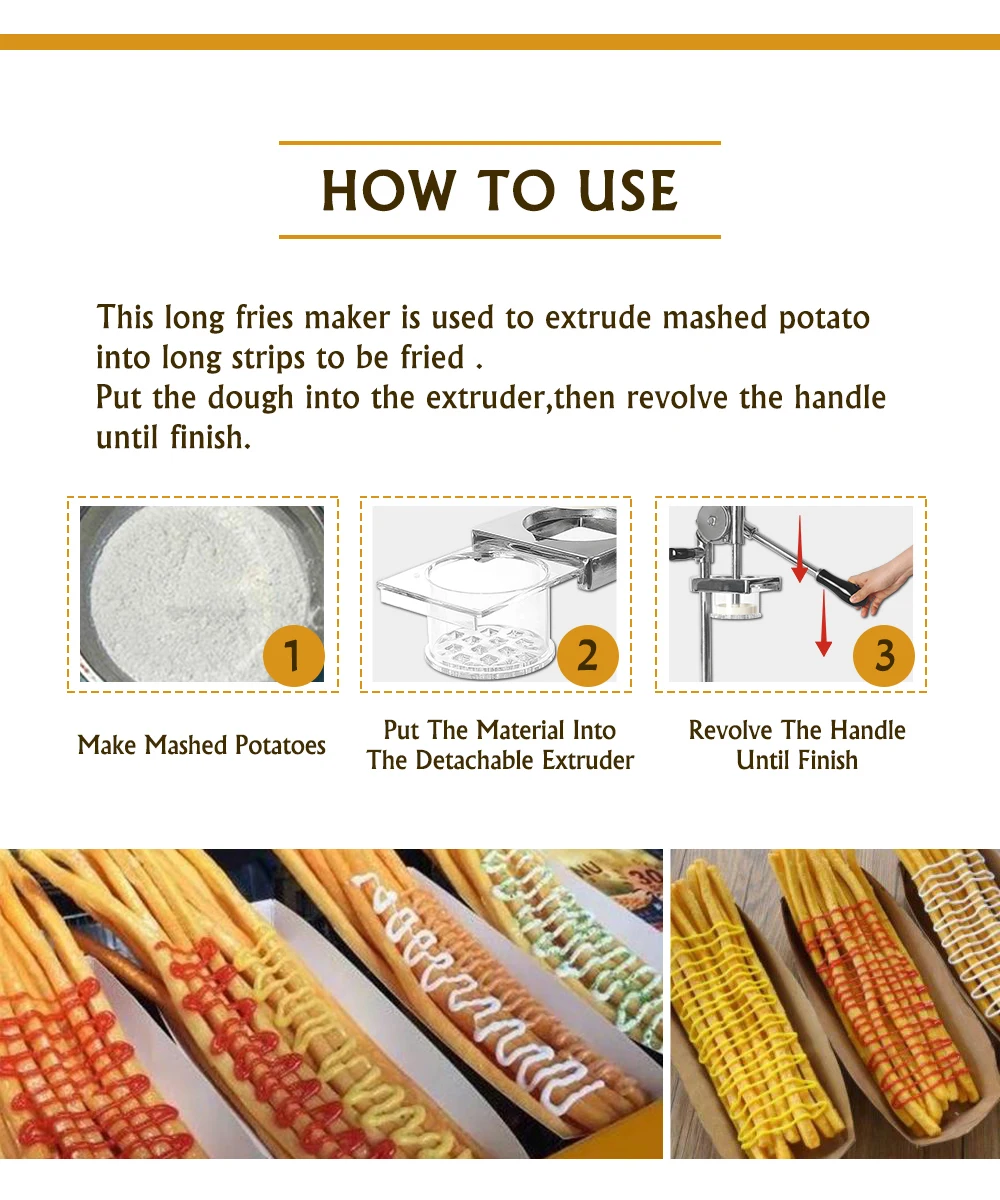 AM-28结歌手动薯条挤压器_05